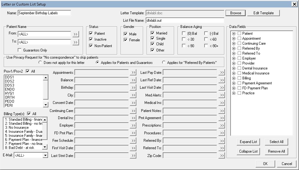 The Dentrix G6 List Manager – Dentrix Magazine